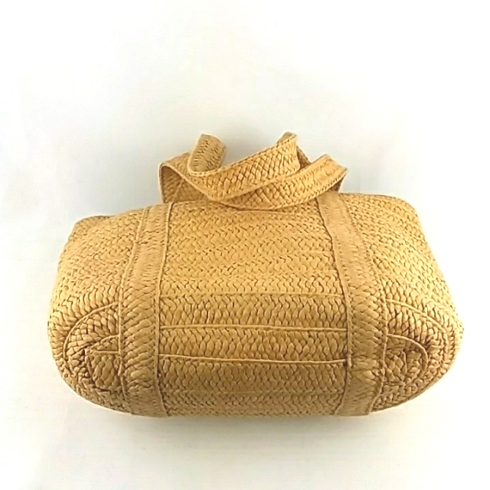 DRAPER JAMES CLASSIC WOVEN STRAW TOTE SOFT LARGE BEACH MARKET DAY TRIPPER - Picture 6 of 9
